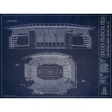 Lincoln Financial Blueprint Wall Mural