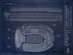 Great American Ballpark Blueprint Wallpaper Mural - Murals Your Way