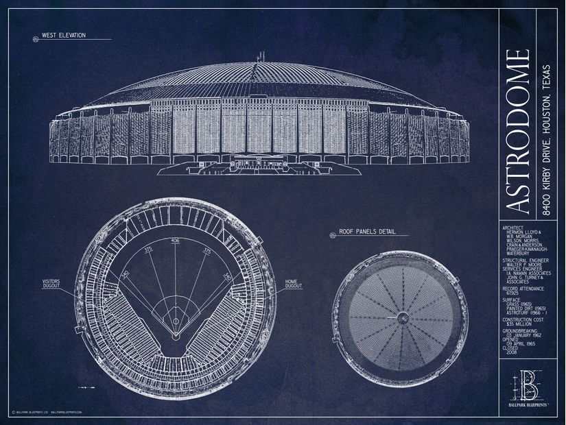 Astrodome-Blueprint-Wall-Mural