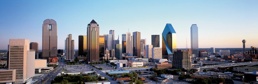 Dallas, Texas - Series 2 Mural Wallpaper | Skyline Wall Murals - Murals ...