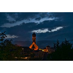 Vols Church At Night Wall Mural