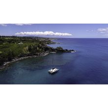 Aerial Image of Stunningly Beautiful Honolua Bay Wall Mural