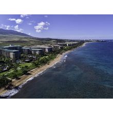 Aerial View Of Kaanapali Beach On Maui, Hawaii, USA Wall Mural