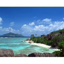 Rocks, Sand, Water-The Seychelles Wall Mural