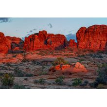 Glowing Rocks Wall Mural