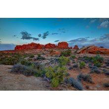 A Utah Rock And Glow Sunset Wall Mural