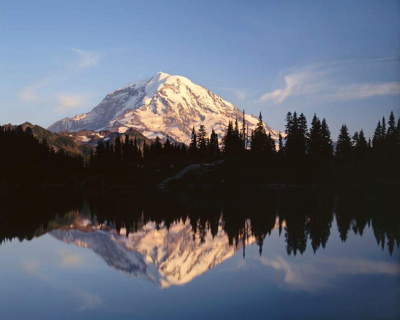 Mount Rainier And Eunice Lake Mural - Murals Your Way