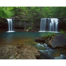 Twin Falls on Devil's Fork Wall Mural