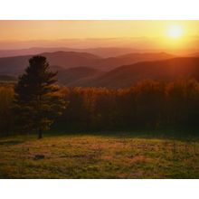 Sunset From Hazeltop Ridge Wall Mural