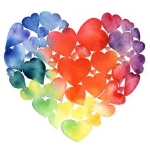 Bleeding Hearts Wall Mural