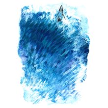 Breaching Humpback Wild Seas Wall Mural