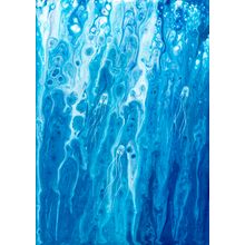 Stingers On Blue Wall Mural