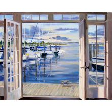 Window On Mill Creek Wall Mural