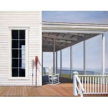 Old Inn Porch Wall Mural