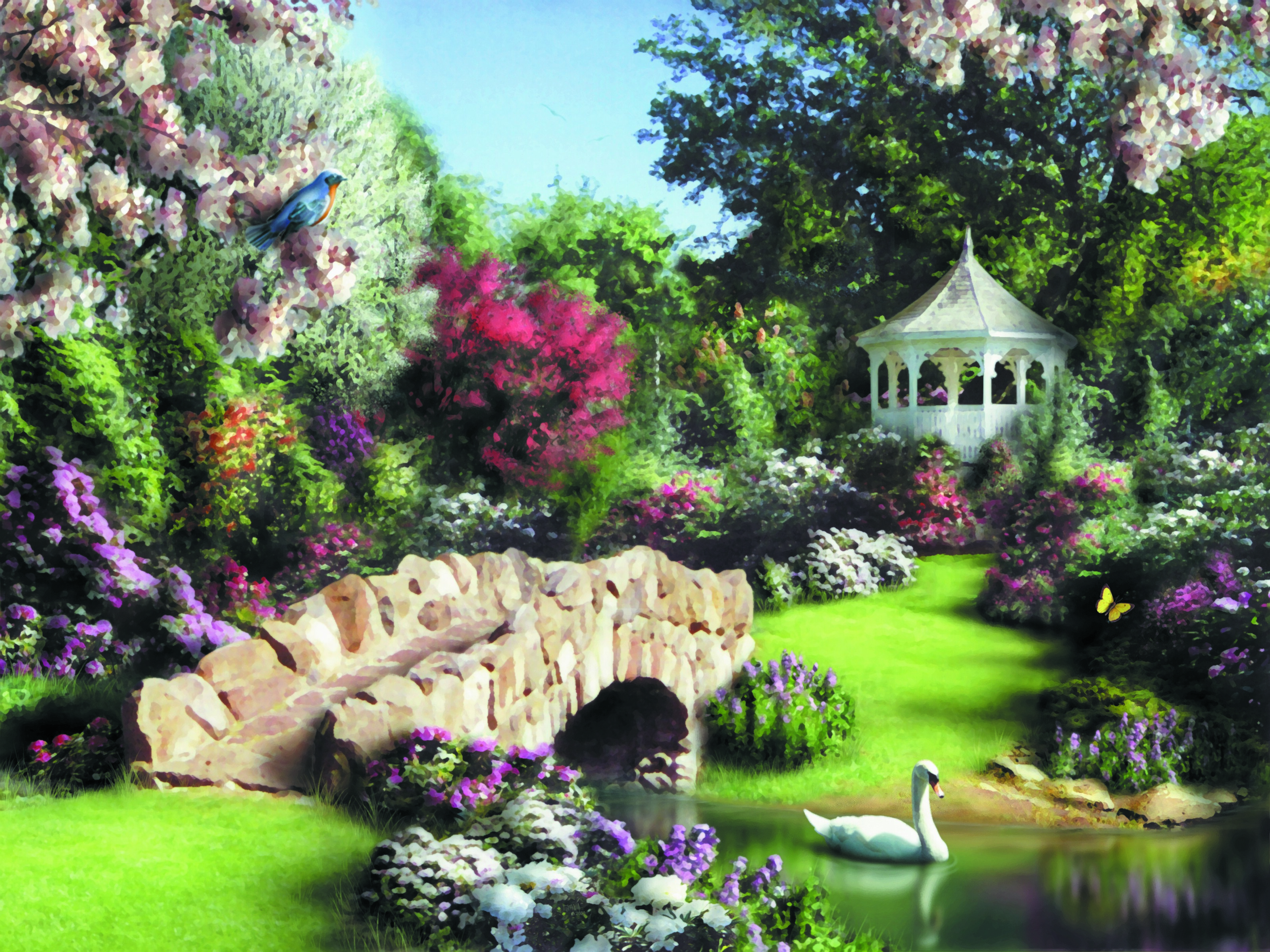 Song Of Spring Mural - Alan Giana - Murals Your Way