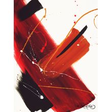 Abstract Cabernet Wall Mural