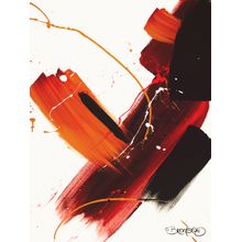 Abstract Merlot Wall Mural