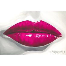 Pucker Up! - Pink Wall Mural