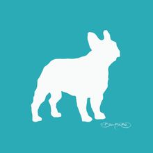 Frenchy I - Blue Wall Mural