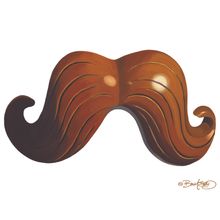 Chocolate Stache Wall Mural