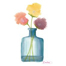 Flowers In A Jar 6 Wall Mural
