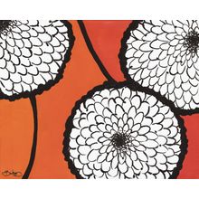 Flowers in Unity - Orange Wall Mural