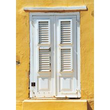 Beach House Shutters Wall Mural