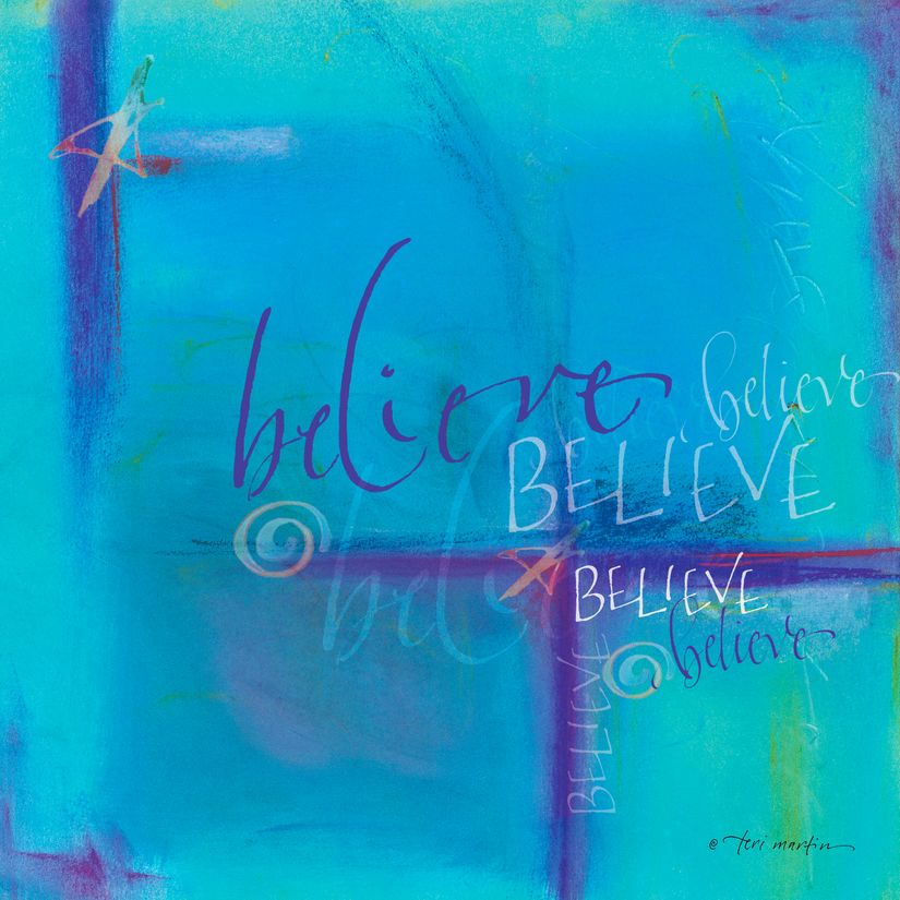 Believe Mural - Teri Martin - Murals Your Way