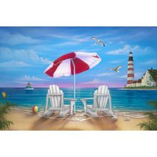 Exotic Lighthouse Wall Mural