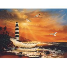 Majestic Lighthouse Wall Mural