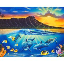 Diamond Head Sanctuary Wall Mural