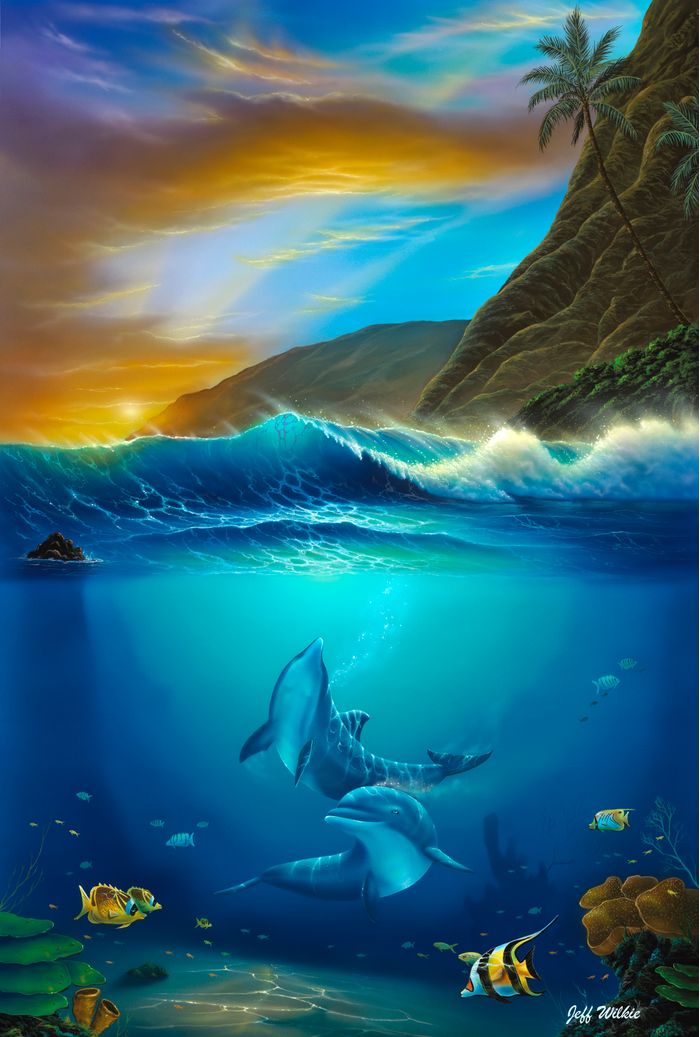 Heavenly Moment Mural - Jeff Wilkie - Murals Your Way