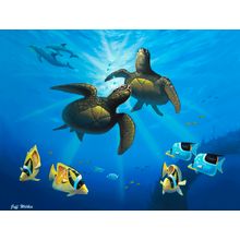 Honu Paradise Wall Mural