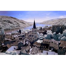 Bacharach And The Rhine River, Germany Mural Wallpaper