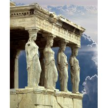 Porch Of The Caryatids, Parthenon, Athens, Greece Wall Mural