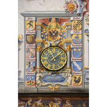 Town Hall Clock, Lindau Island, Germany Wallpaper Mural