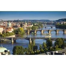 The Vltava River, Prague - Day Wall Mural