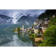 The Village Of Hallstatt, Austria 2 Wall Mural