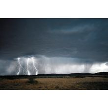 Thunderstorm in the High Desert of Oregon  Wall Mural