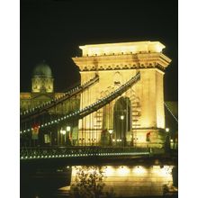Chain Bridge, Budapest, Hungary Wall Mural
