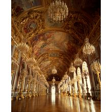 Hall of Mirrors, Herrenchiemsee Palace, Germany Wall Mural