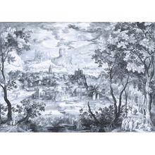 Little Village In The Clouds Wall Mural