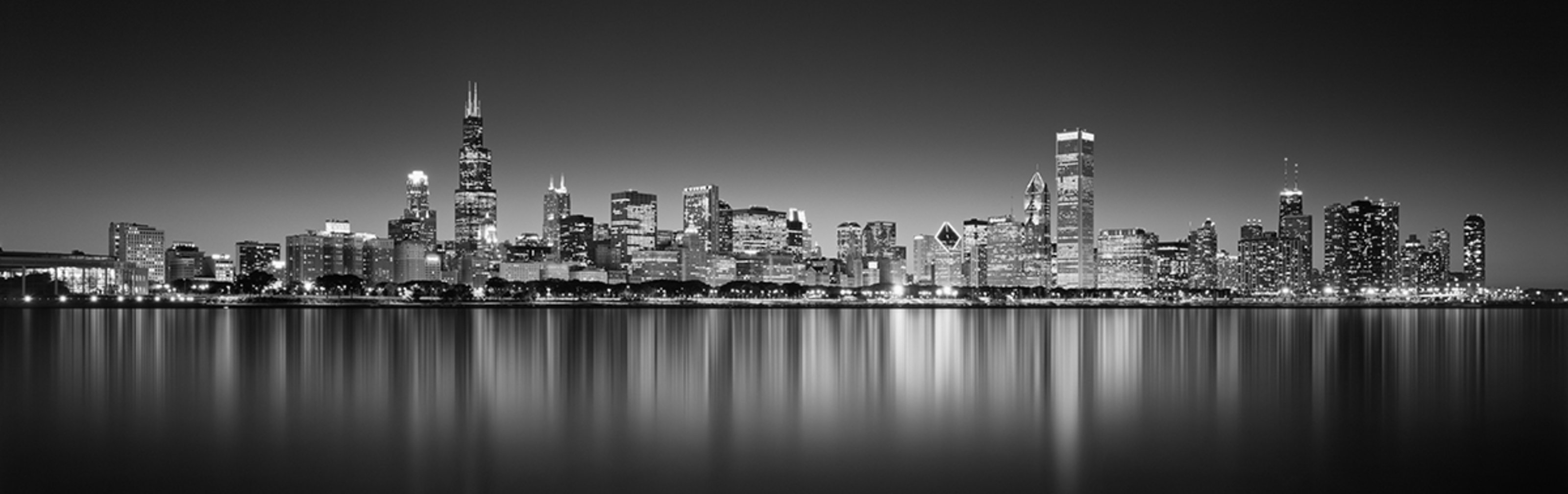 Reflection of Chicago On Lake Michigan Wall Mural - Murals Your Way