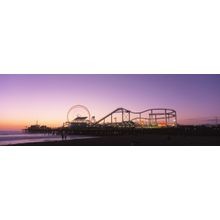 Amusement Park On Santa Monica Pier Wall Mural