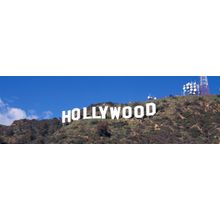 Hollywood Sign At Hollywood Hills Wall Mural