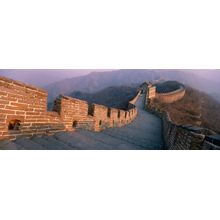 High Angle View Of The Great Wall Of China Wall Mural