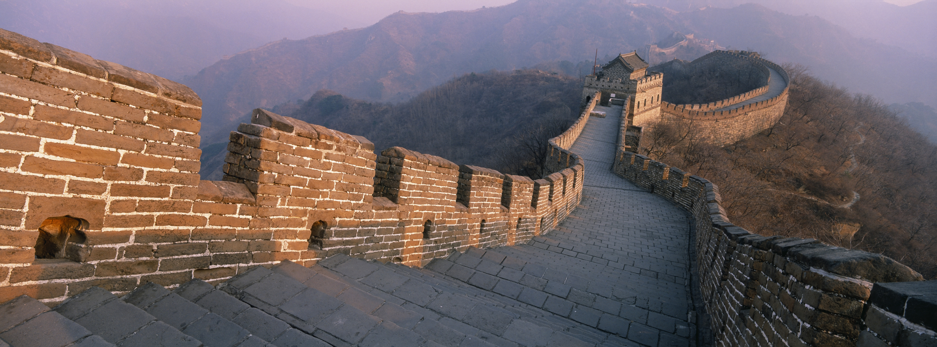 High Angle View Of The Great Wall Of China Wall Mural - Murals Your Way