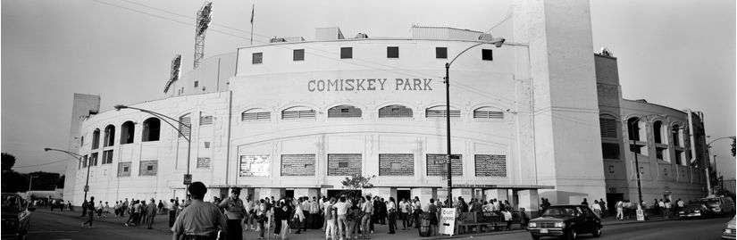 Comiskey Park Stadium Wallpaper Mural by Magic Murals