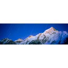 Star Trails Over Snowcapped Nuptse And Mt Everest Range Wall Mural