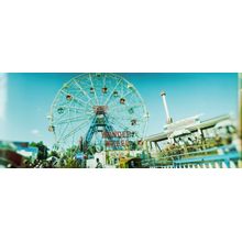 Wonder Wheel At Coney Island Wall Mural